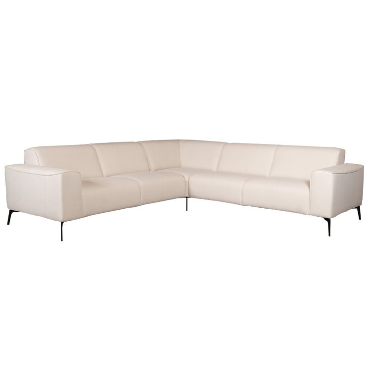 Canapé d'angle scandinave Vegas beige gauche/droit