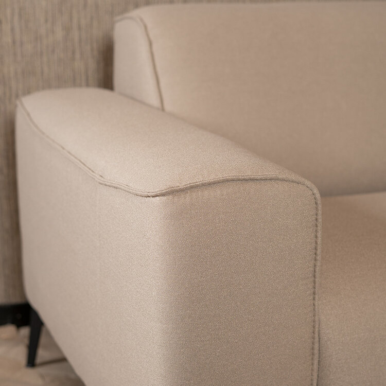 Canapé d'angle scandinave Vegas taupe gauche/droit