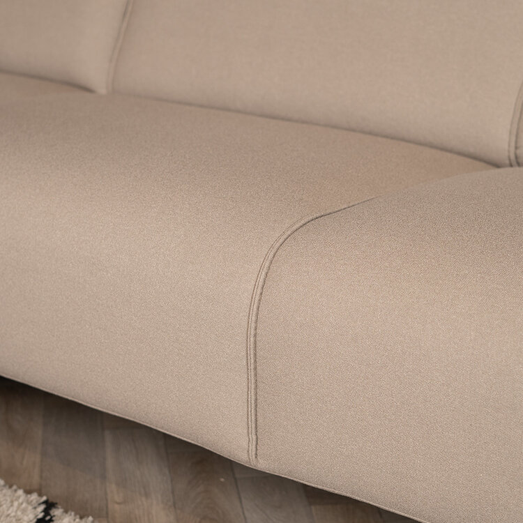 Canapé d'angle scandinave Vegas taupe gauche/droit