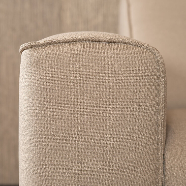 Canapé d'angle scandinave Vegas taupe gauche/droit