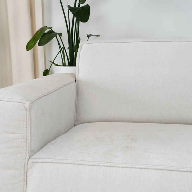 Canapé scandinave 3 places Kansas beige mélange