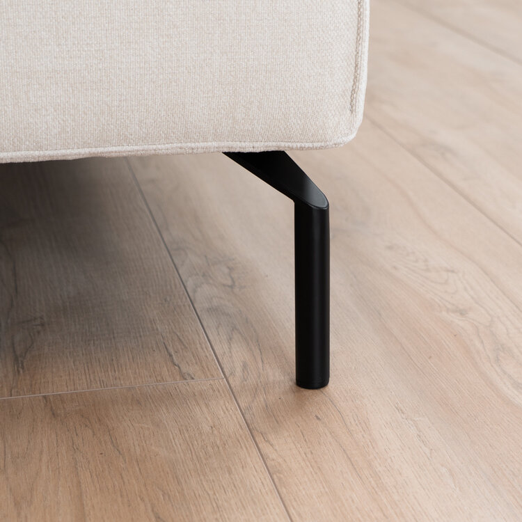 Canapé scandinave 3 places Kansas beige mélange