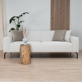 Canapé scandinave 3 places Kansas beige mélange