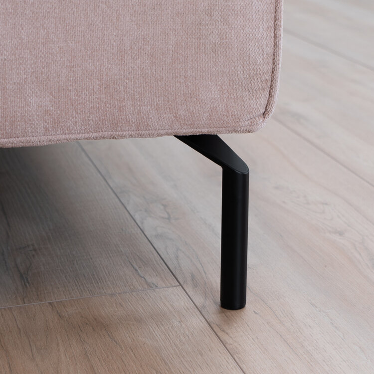 Canapé scandinave 3 places Kansas rose mélange