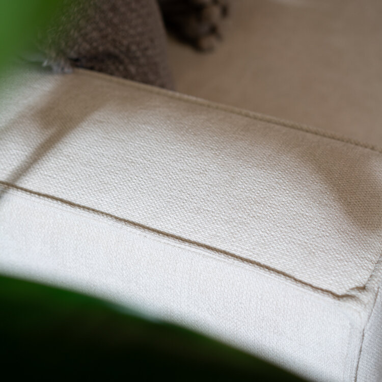 Canapé d'angle scandinave Kansas beige mélange gauche