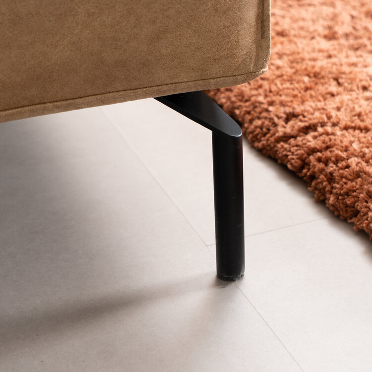 Canapé industriel 3 places Kansas beige