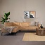 Canapé d'angle industriel Kansas beige gauche