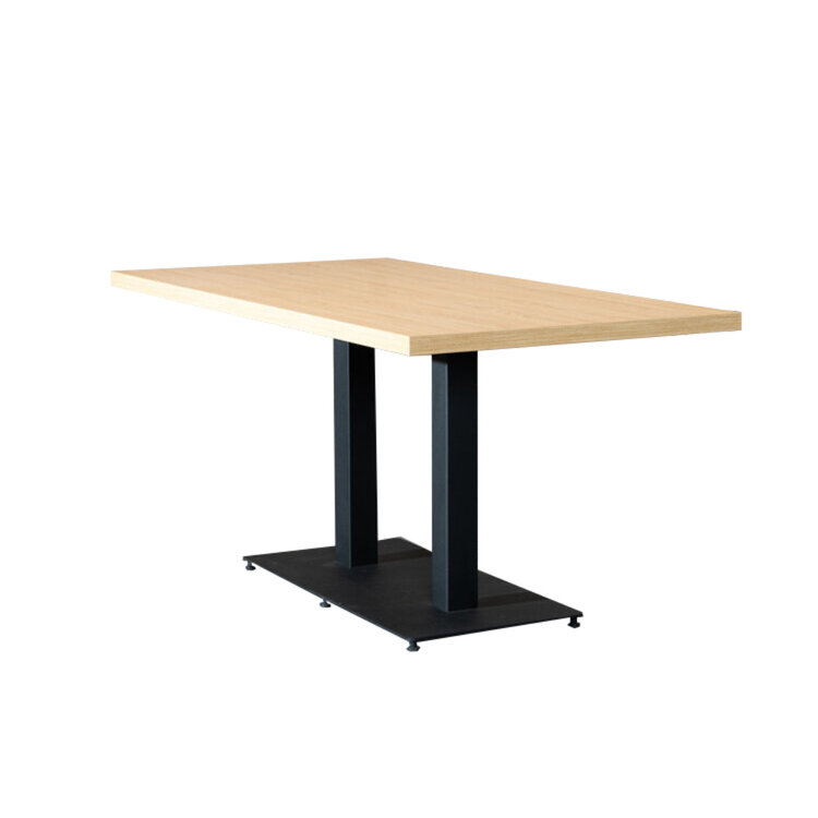 Pied table haute métal noir Tomi - Livin24