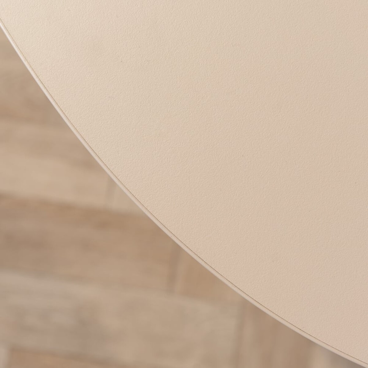 Table à manger ovale beige melamine Dio 270 x 130 cm