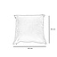 Coussin Kyla eco-cuir vert 45 x 45 cm