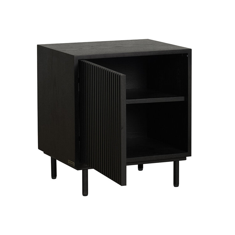 Table de chevet Shelly chêne noir