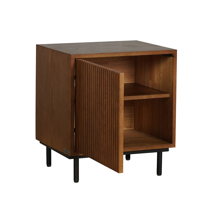 Table de chevet Shelly chêne rustique