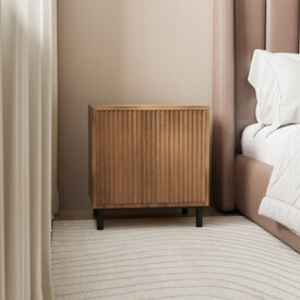 Table de chevet Shelly chêne rustique