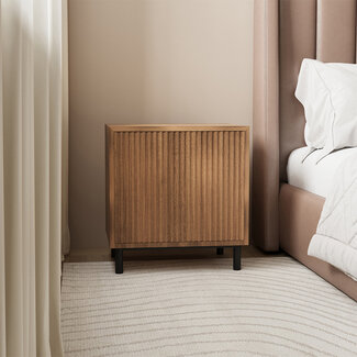 Table de chevet Shelly chêne rustique