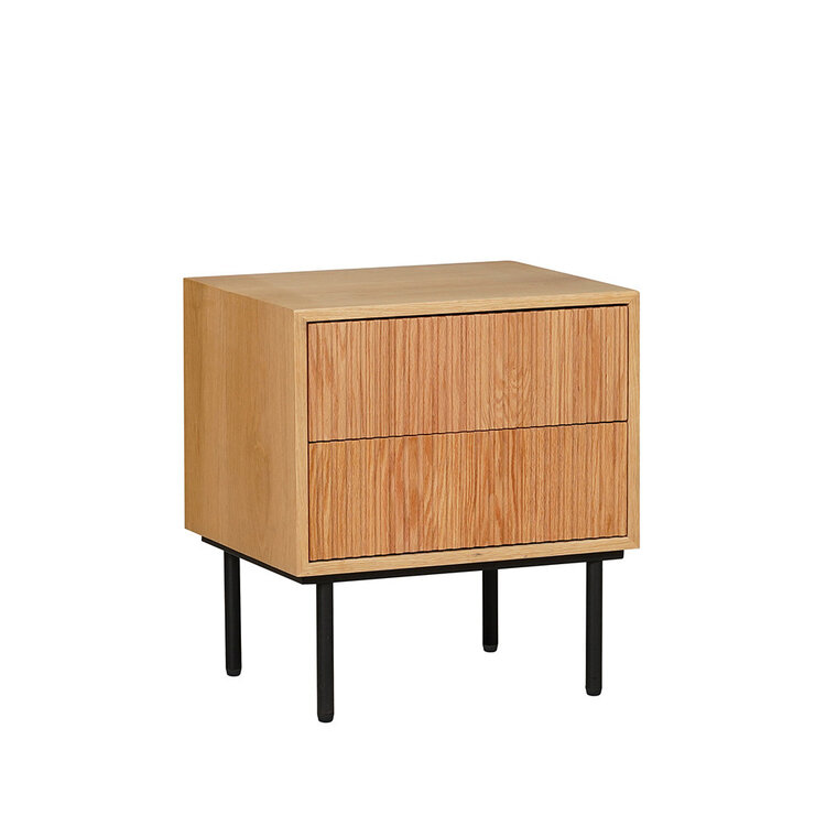 Table de chevet Yoka chêne blanc