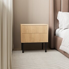 Table de chevet Yoka chêne blanc