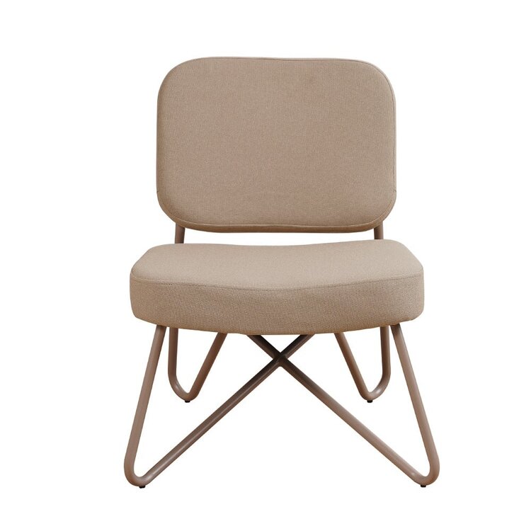 Fauteuil scandinave Viggo taupe tissu recyclé
