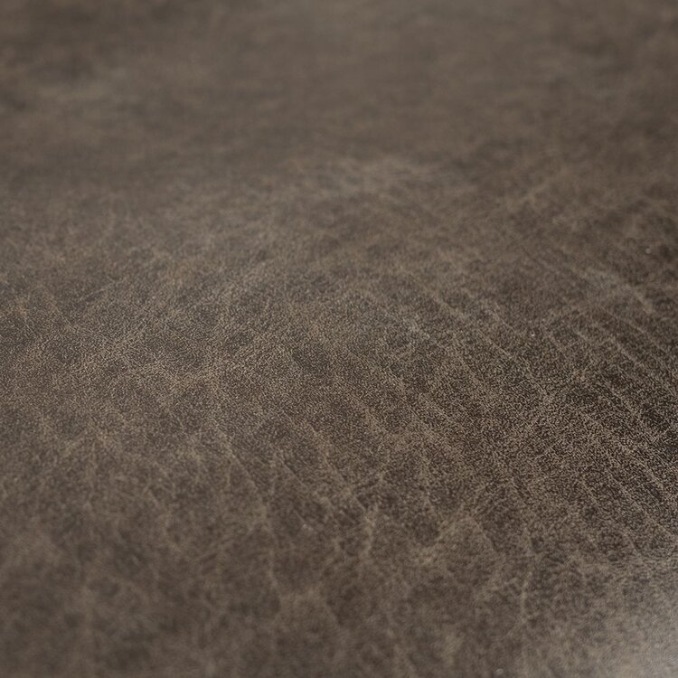 Banc de salle à manger industriel Espen anthracite éco-cuir 160 cm