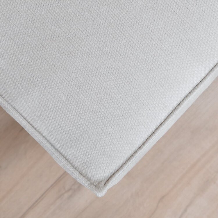 Pouf scandinave Kansas beige mélange