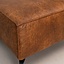 Pouf industriel Kansas cognac