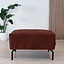 Pouf / hocker Kansas cuivre velours côtelé