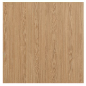 Plateau de table aspect chêne melamine Liam 80 x 80 cm