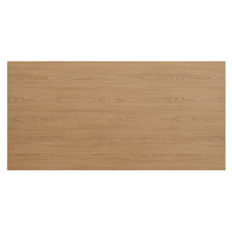 Plateau de table aspect chêne melamine Liam 160 x 80 cm