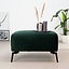 Pouf en velours Vegas vert