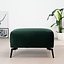 Pouf en velours Vegas vert