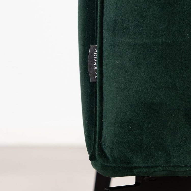 Pouf en velours Vegas vert