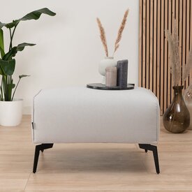Pouf scandinave Vegas gris clair