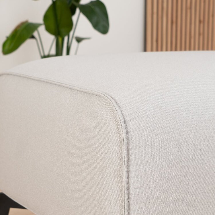 Pouf scandinave Vegas gris clair