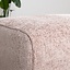 Pouf scandinave chenille Vegas rose