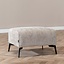 Pouf scandinave chenille Vegas taupe