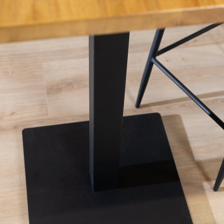 Table de bar en chêne massif Sven 80 x 80 cm