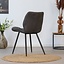 Chaise de salle à manger industrielle Morris anthracite