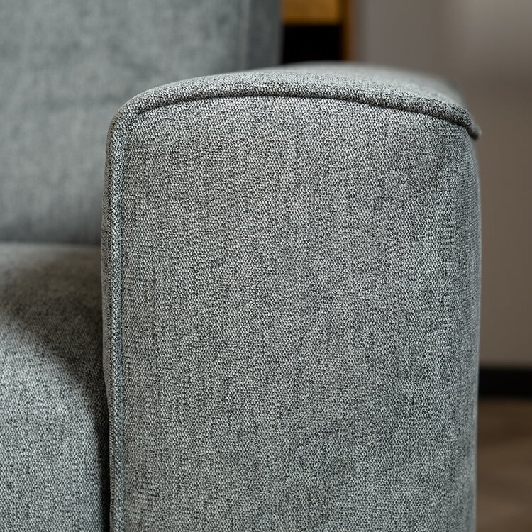 Canapé d'angle scandinave Vegas anthracite mélange gauche/droit