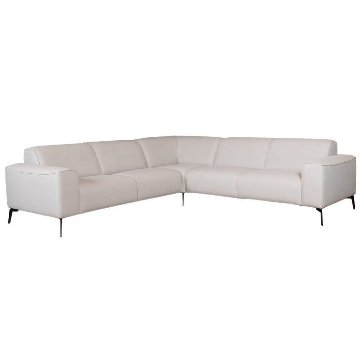 Canapé d'angle scandinave Vegas gris clair gauche/droit