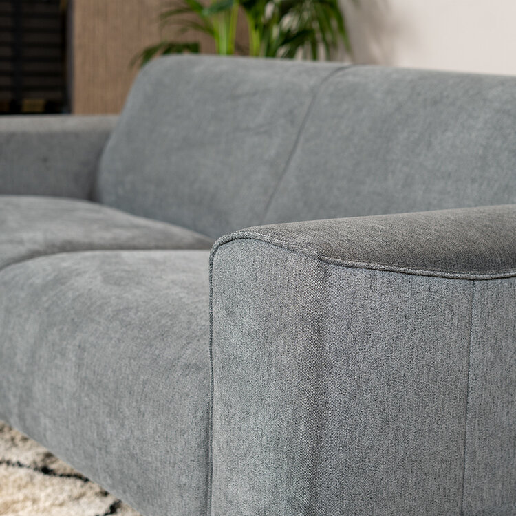 Canapé scandinave 2,5 places Vegas anthracite mélange