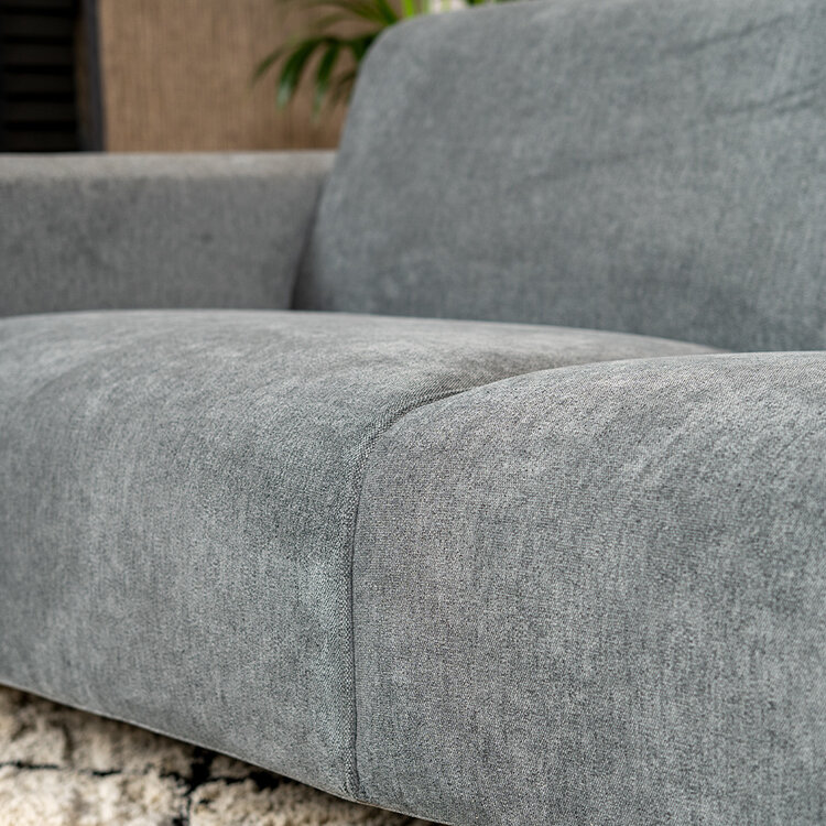 Canapé scandinave 2,5 places Vegas anthracite mélange