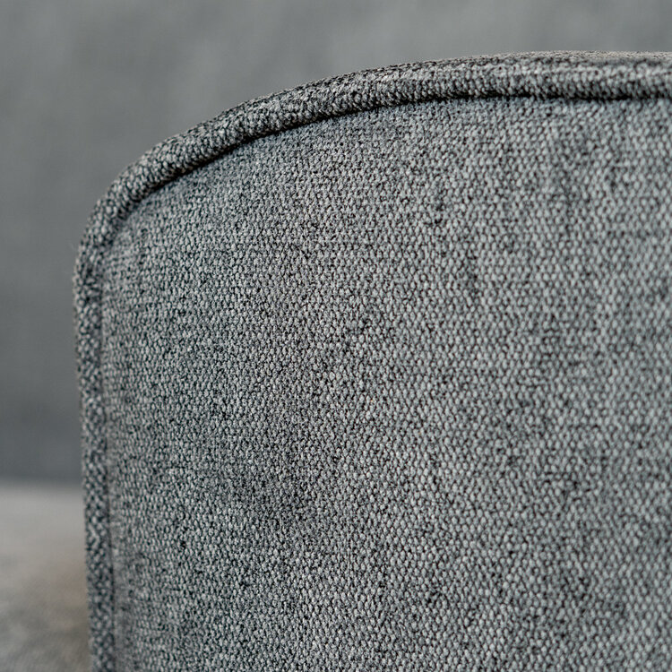 Canapé scandinave 2,5 places Vegas anthracite mélange