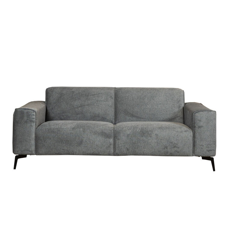 Canapé scandinave 2,5 places Vegas anthracite mélange