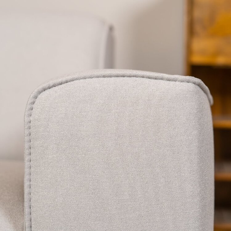 Canapé scandinave 2,5 places Vegas gris clair