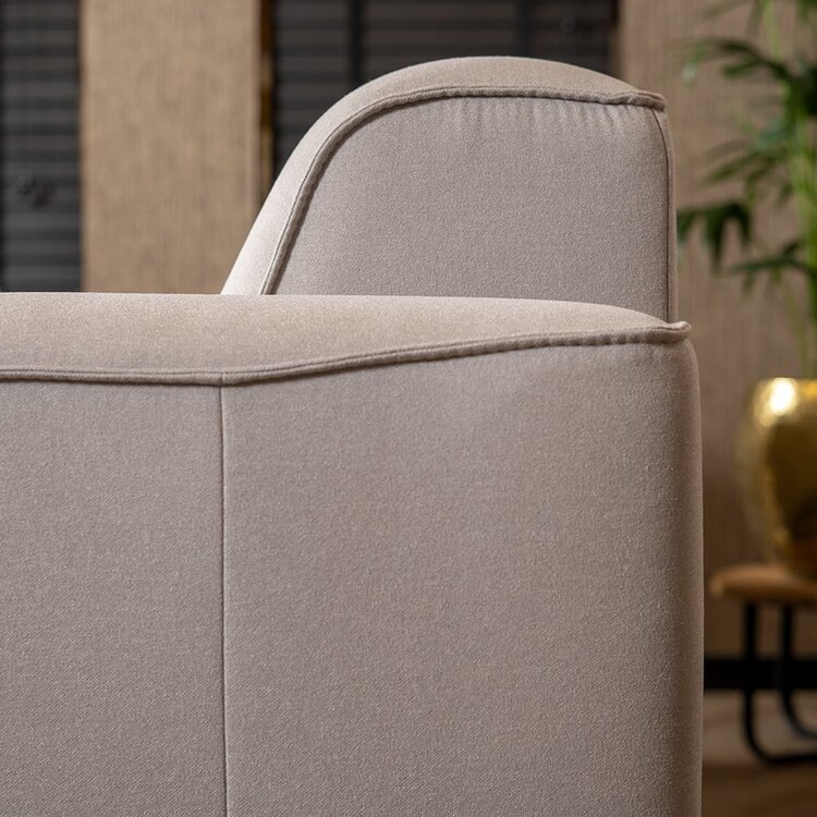 Canapé scandinave 2,5 places Vegas gris clair