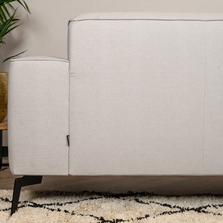 Canapé scandinave 2,5 places Vegas gris clair