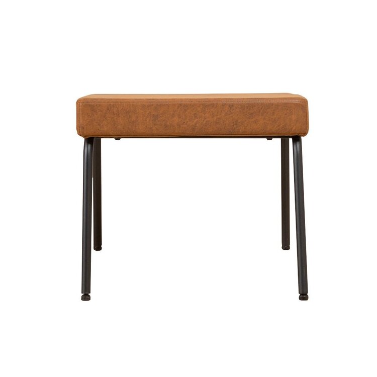 Hocker Espen cognac en éco-cuir