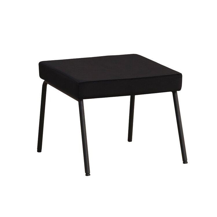 Hocker Espen en velours noir