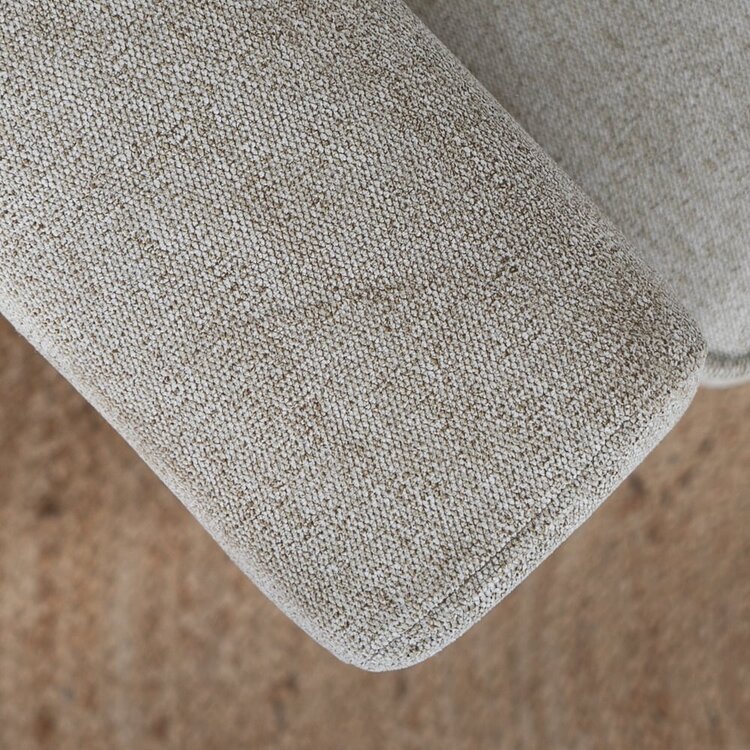 Canapé scandinave 2 places Orlando taupe