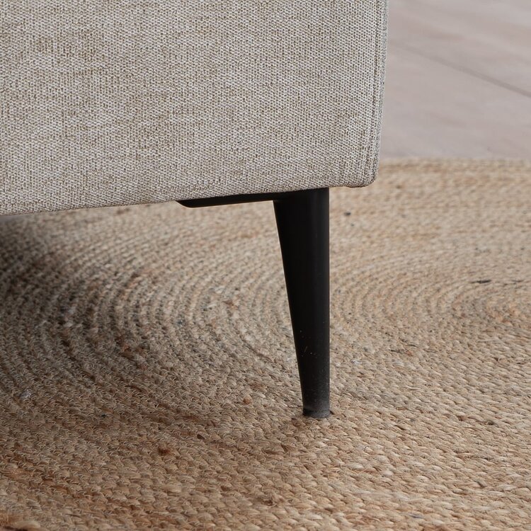 Canapé scandinave 2 places Orlando taupe