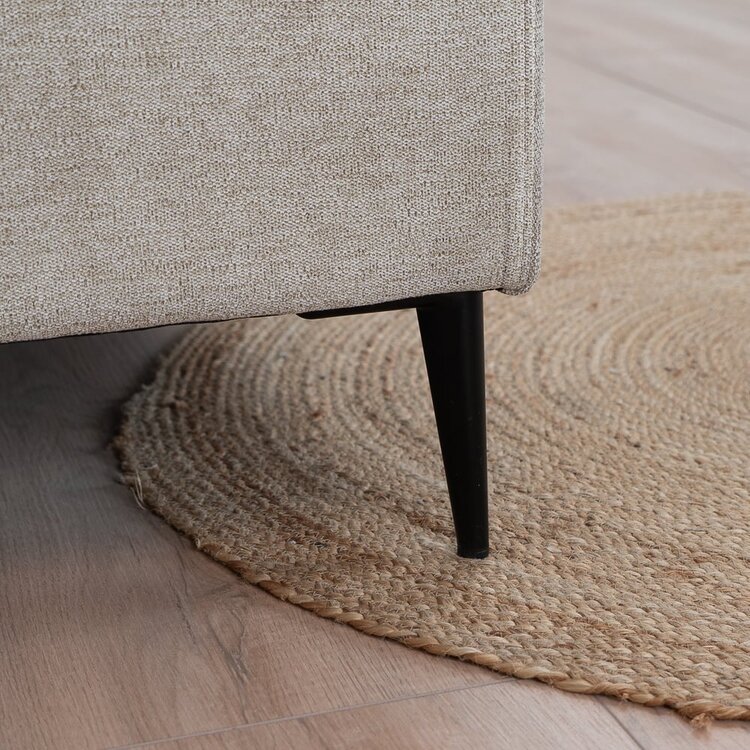 Canapé scandinave 3 places Orlando taupe